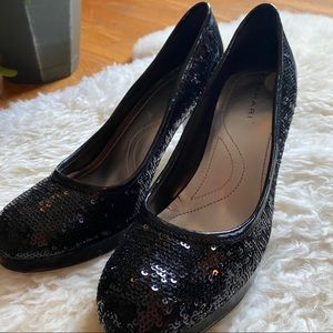Tahari - Black Sparkle Stiletto Pumps ✨